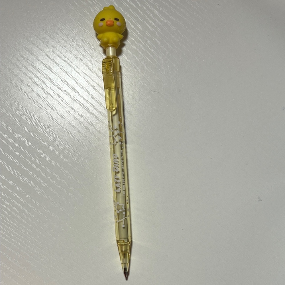 Yellow Bird-Themed Pencil